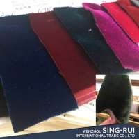 Imported Japanese velvet fabric velour fabric textiles for lady shoe upper